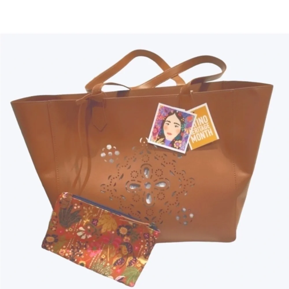 Latino Heritage Month Tote Handbag - Brown new